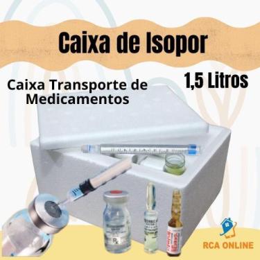 Imagem de 6 Caixas De Isopor 1,5 Litros Para Sorvetes E Medicamentos - Mundi Eps