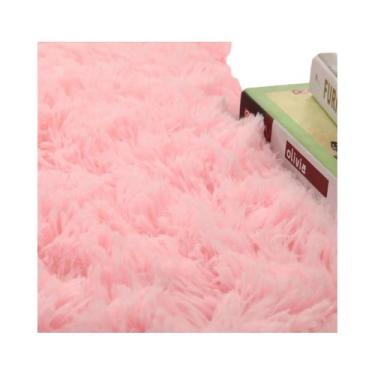 Imagem de Tapete De Lã De Seda Gradiente Antiderrapante Para Quarto Infantil Lav