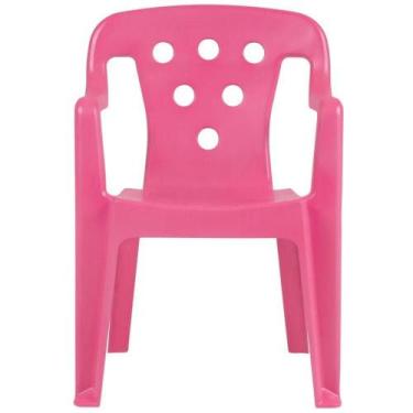 Imagem de Poltrona / Cadeira Infantil Mor 15151553 Kids Plástica, Rosa