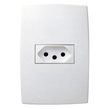 Imagem de Conjunto Tomada 2P+T 10A Branca - Pial Plus 615080 - Pial Legrand