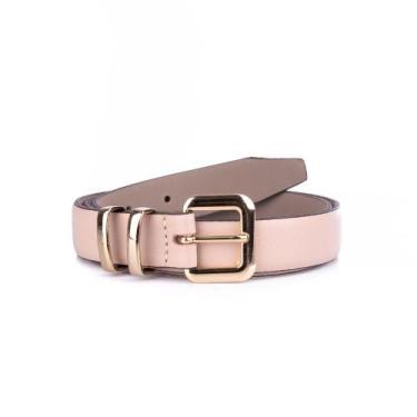 Imagem de Cinto de couro Lauren blush - 95 - Feminino - Andrea Vinci, Blush, Ros
