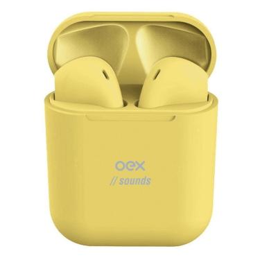 Imagem de Fone de Ouvido Para Sem Fio Duplo Wireless OEX TWS11 Amarelo-Unissex