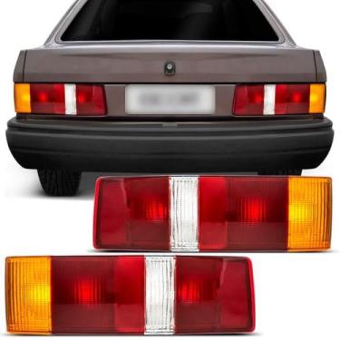 Imagem de Lanterna Traseira Escort 1987 A 1992 Tricolor  - COFRAN, Direito