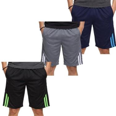 Imagem de Kit 3 Bermuda OxSilver Helanca Masculino-Masculino