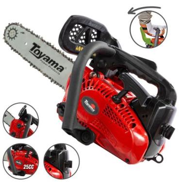 Imagem de Motosserra À Gasolina 2T Toyama TCS25X 25,4cc 1,14HP Alta Rotação Prof