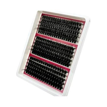 Imagem de Cachos De Cílios Naturais Volumosos E Espessos De 15 Fileiras 60D-160D