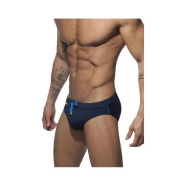 Imagem de Sunga Masculina Sexy Com Efeito Push-up Arco-Íris Para Natação, Surf E