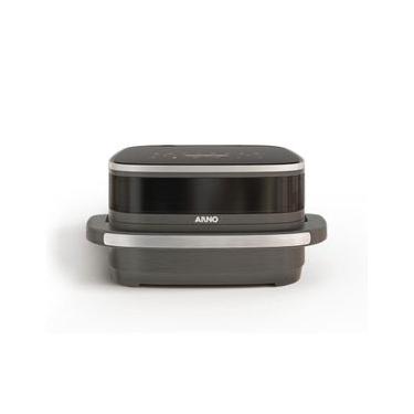 Imagem de Fritadeira Elétrica Air Fryer Arno Easy Fry Extra AFP4 4L 1700W Painel Digital Preta Inox