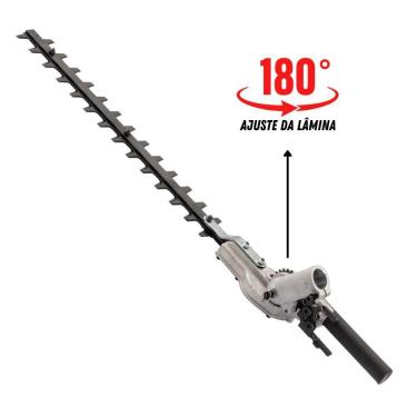 Imagem de Aparador de Cerca Viva Totalmente Articulado Kawashima Lâmina 46cm Kw Ae18 Eixo 7x7 Ideal Para Roçadeiras com 25mm Alta Durabilidade