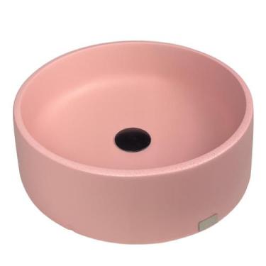 Imagem de Cuba Sobrepor Rosa de Apoio Banheiro Lavabo Pia - Bellochi