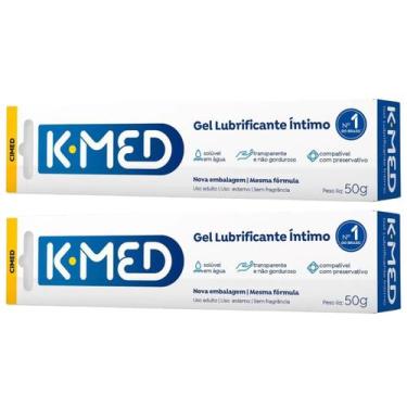 Imagem de Kit 2 K-MED Gel Lubrificantes Íntimo 50g Base Água - Cimed