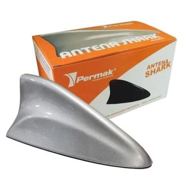 Imagem de Antena Tubarão Shark Prata - Permak