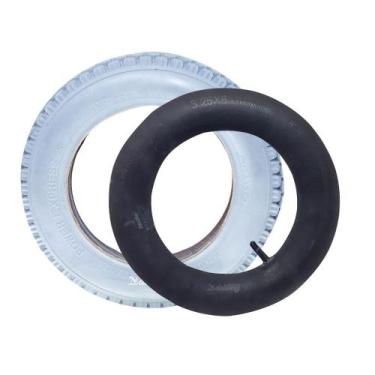 Imagem de Kit Pneu Traseiro 12 1/2x2.1/4 E Câmara De Ar 3,25x8 Freedom