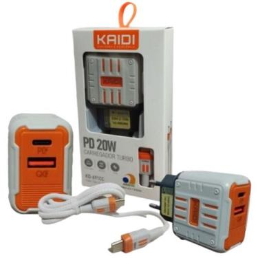 Imagem de Carregador turbo  tipo c kd-691cc - bazar do saara