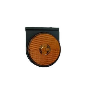 Imagem de Lanterna Lateral Led 88mm Ambar Bivolt Caminhão Randon - Multilight