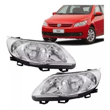 Imagem de Par farol gol voyage saveiro g5 gv 2009 2010 2011 2012 duplo - BBS ZEE