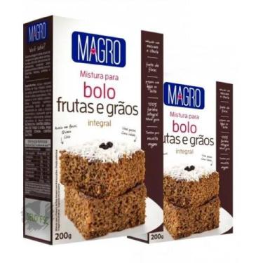 Imagem de Kit 2 Mistura Lowçucar Bolo Zero Lactose Diet Integral Frutas E Graos 