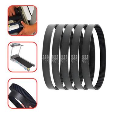 Imagem de Kit 5 Correias Do Motor 6epj527 Para Esteira Ergométrica - Northbiu