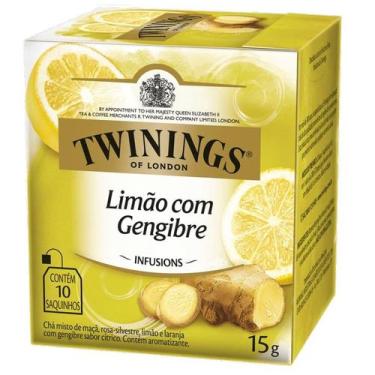 Imagem de Chá Twinings 10 Unidades Sabor Limão e Gengibre