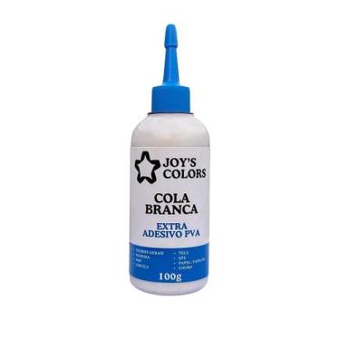Imagem de COLA BRANCA EXTRA PVA ADESIVO JOYS COLORS 100G - Ideal para Artesanato