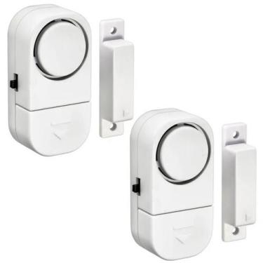 Imagem de Kit 02 Alarme Sonoro Invasão Residencial Porta Janela Portão - Kadê