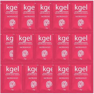Imagem de Lubrificante Íntimo Kgel Morango 5g c/12 base água Discreto