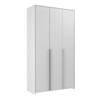 Imagem de Guarda-roupa de Bebê 3 Portas Modulados Cinza - Divicar Móveis