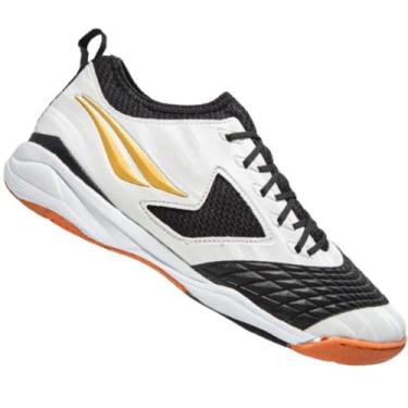 Imagem de Chuteira Futsal Penalty Max 1000 Locker Ecoknit, Branco, 38