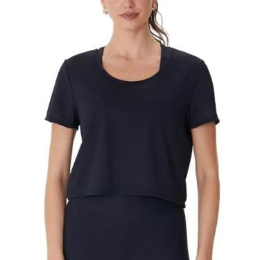 Imagem de Blusa Esportiva Malwee Sport 1000131604 Feminina Cropped Dry Poliamida