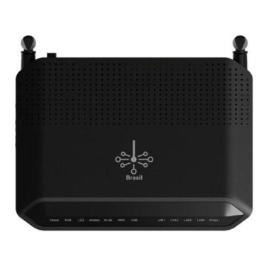 Imagem de Onu Fiberhome Hg6143d Gpon 4ge Gigabit 1pots Wi-fi 1200 Mbps