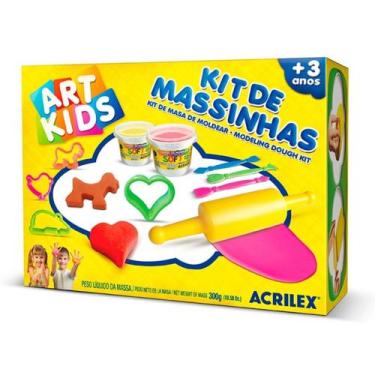 Imagem de Kit de massinhas 3 300g - acrilex