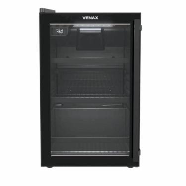 Imagem de Cervejeira Venax Top Light 100 Litros Preto Fosco Porta Invertida 127V