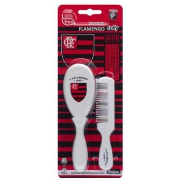 Imagem de Kit Pente Escova Bebê Flamengo - Lolly