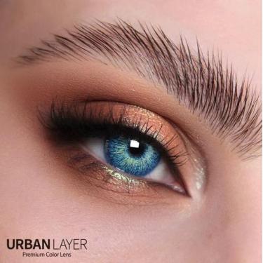 Imagem de Lentes de Contato Urban Layer Santorini Blue - Par com Estojo