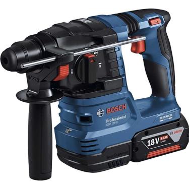 Imagem de Martelete Perfurador Rompedor a Bateria GBH 185-LI SDS Plus 18V com Carregador Bivolt Bosch