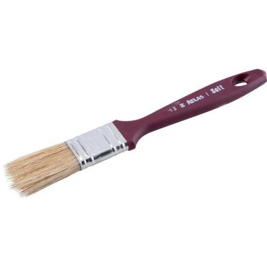 Imagem de Pincel Soft 355-3 Cerdas Brancas 100% Naturais Extra-Macias para Verniz e Esmalte Bordô Atlas