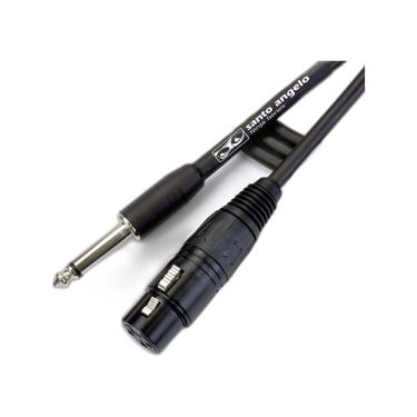 Imagem de Cabo de Microfone Ninja HG P10-XLR Fêmea 0,20MM 7,62m Cobre OFHC Preto Santo Angelo