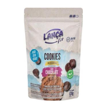 Imagem de Cookies Integral Lança Fit Chocolate com Gotas de Cobertura Sabor Choc