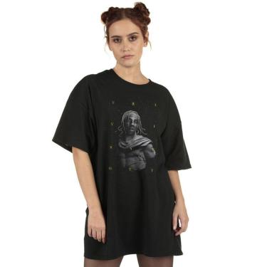 Imagem de Camiseta Skull Clothing Travis Statue Mode Feminina-Feminino