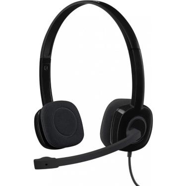 Imagem de Headset H151 Estéreo Analógico P3 Preto Logi 981-000587