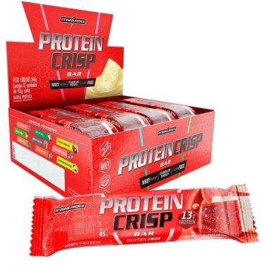 Imagem de Protein Crisp Bar - Barra de Proteína (Caixa c/ 12un de 45g) Integralmedica