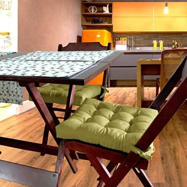 Imagem de Almofada Para Cadeira Futton Ox 40x40cm - Mostarda