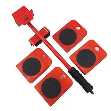 Imagem de Levantador Arrasta Moveis Movedor Limpeza Mudança Movel Rodinhas Levanta Suspende