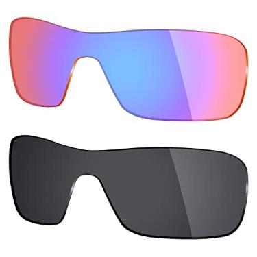 Imagem de 2 pares de lentes polarizadas de substituição da Mryok para óculos de sol Oakley Turbine Rotor – Opções