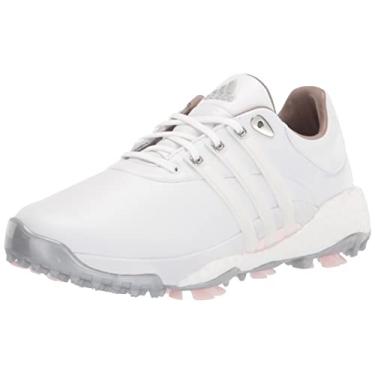 Imagem de adidas Tênis de golfe feminino Tour 360 22, Calçados branco/quase rosa, 36