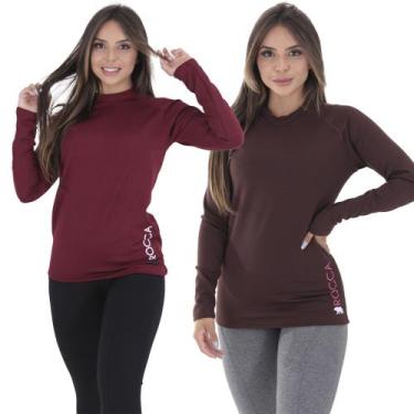 Imagem de Kit 2 Blusas Femininas Segunda Pele Térmica Peluciada - Rocca