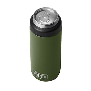 Imagem de YETI Rambler 350 ml Colster Slim Can Insulator para latas de seltzer rígidas finas, Highlands Olive