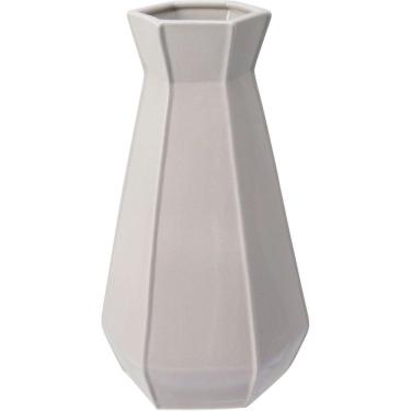 Imagem de VILLANI VASO 32x18x18cm CERÂMICA CINZA