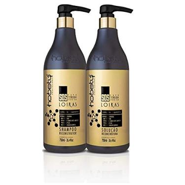 Imagem de KIT HOBETY SOS LOIRAS SHAMPOO 750ML + MASCARA SOLUCAO 750GR