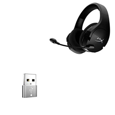 Imagem de BoxWave Adaptador compatível com HyperX Cloud Stinger Core Wireless - USB-A para C PortChanger (pacote com 5), adaptador de dados de conversão OTG tipo C - prata metálica